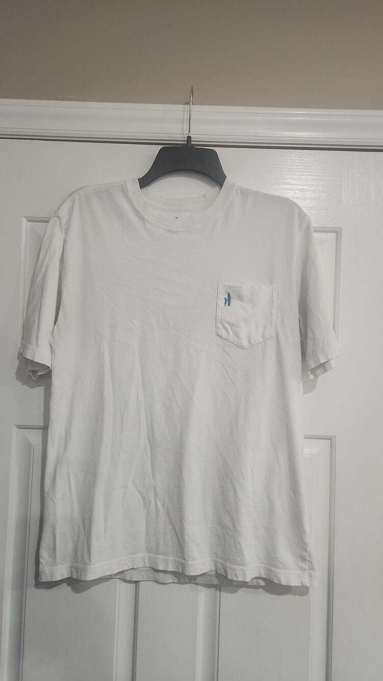 johnnie-O Santa Monica Pocket Tee White